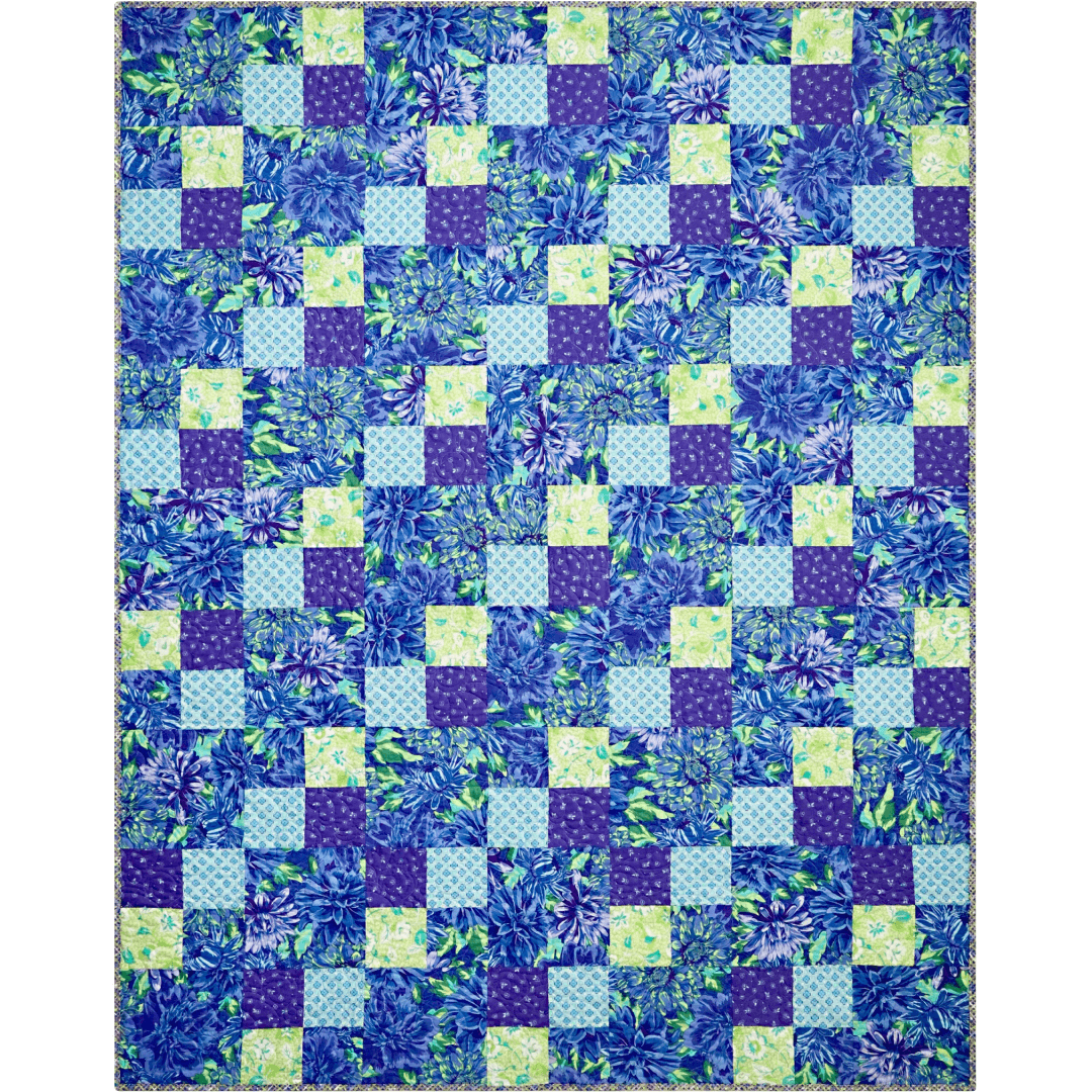 Alchemy Cornflower No Cutting Quilt Kit