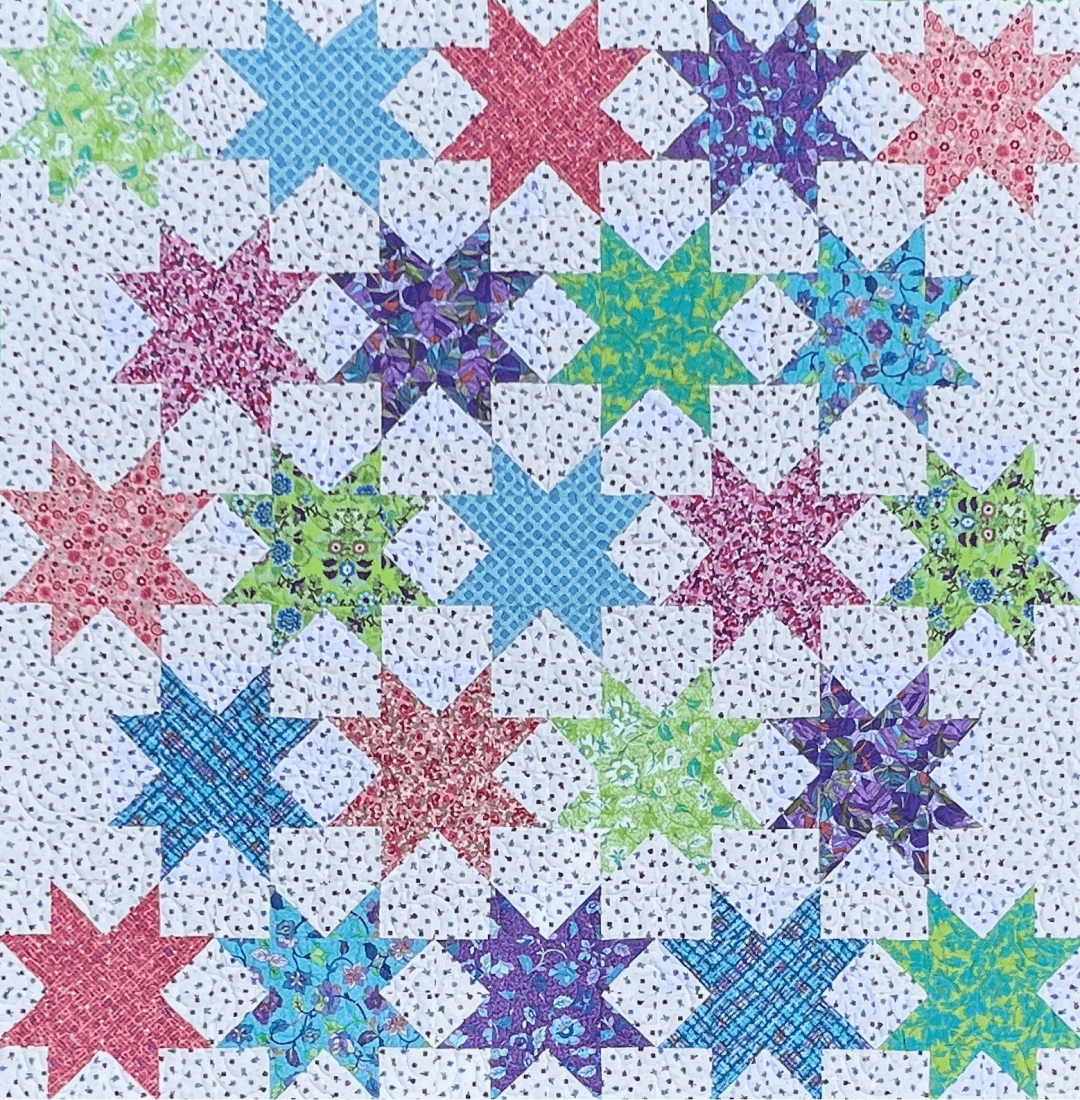 All Stars No Cutting Quilt Kit