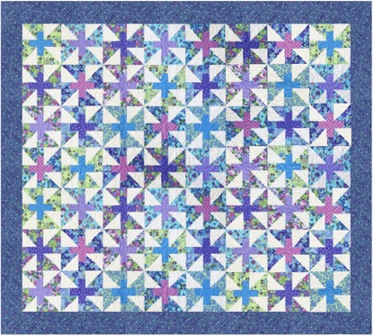 Country Fair No Cutting Quilt Kit