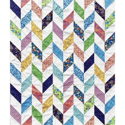 Feathers No Cutting Quilt Kit