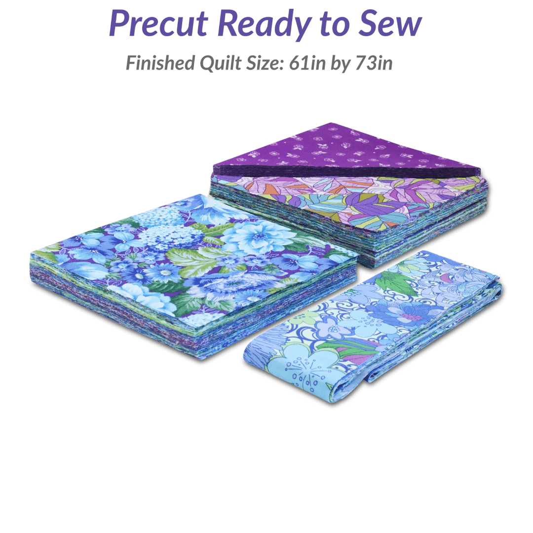 Glimmer Petal No Cutting Quilt Kit