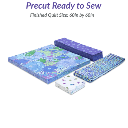 Around Town Sky No Cutting Quilt Kit