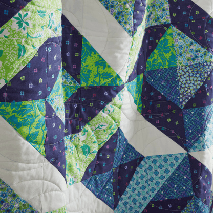 Ocean Waves Marina No Cutting Quilt Kit