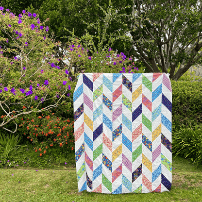 Feathers No Cutting Quilt Kit