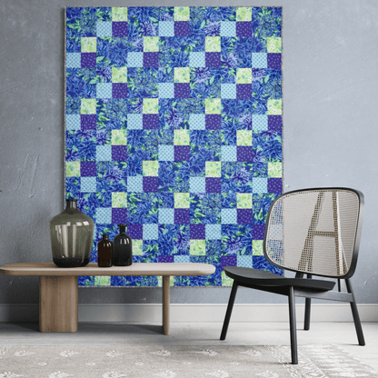 Alchemy Cornflower No Cutting Quilt Kit