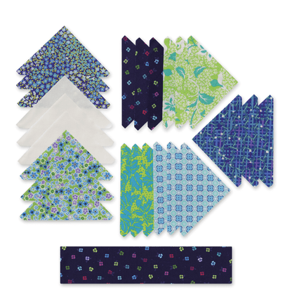 Ocean Waves Marina No Cutting Quilt Kit