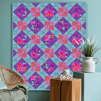 Radiance Topaz No Cutting Quilt Kit