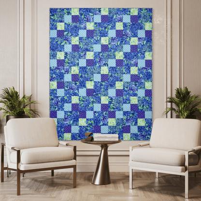 Alchemy Cornflower No Cutting Quilt Kit