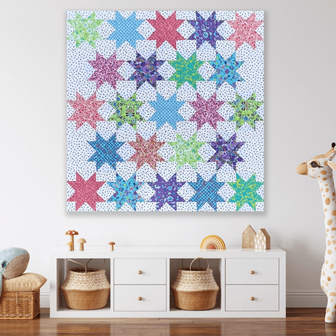 All Stars No Cutting Quilt Kit