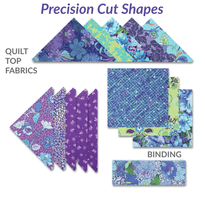 Glimmer Petal No Cutting Quilt Kit