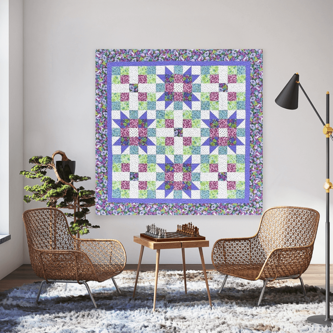 Star Blooms Precut Quilt Kit