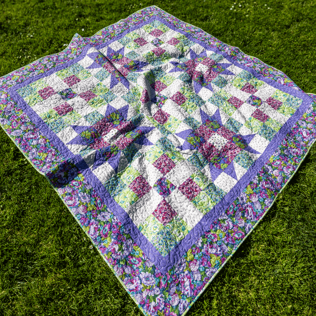 Star Blooms Precut Quilt Kit