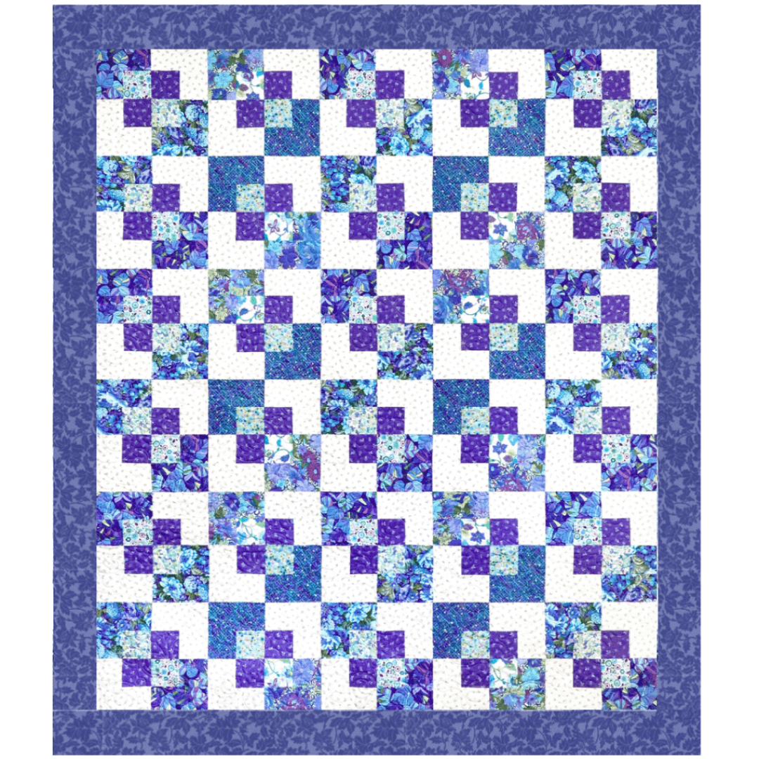 Side Step No Cutting Quilt Kit