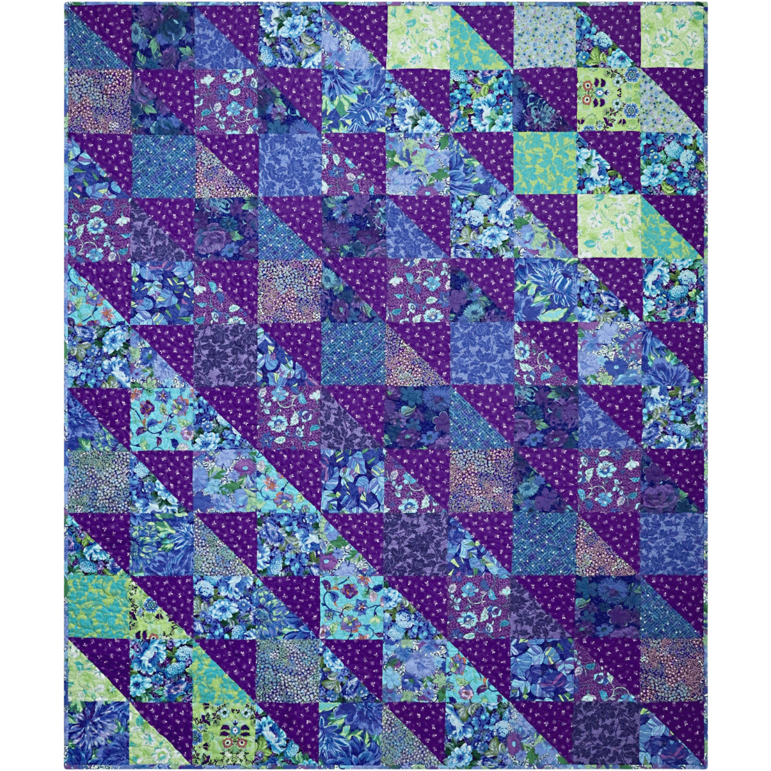 Glimmer Petal No Cutting Quilt Kit