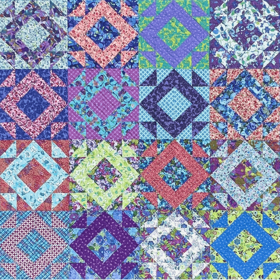 Harlequin No Cutting Quilt Kit