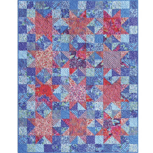 Lucky Stars No Cutting Quilt Kit