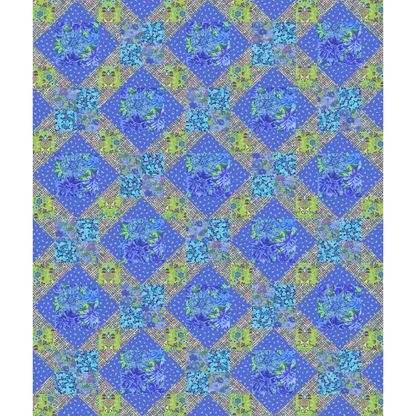 Radiance Bluebird No Cutting Quilt Kit