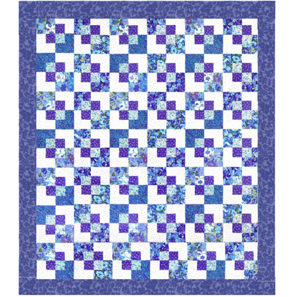 Side Step No Cutting Quilt Kit