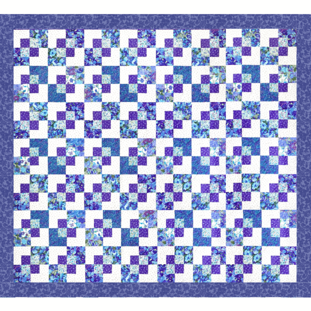 Side Step No Cutting Quilt Kit