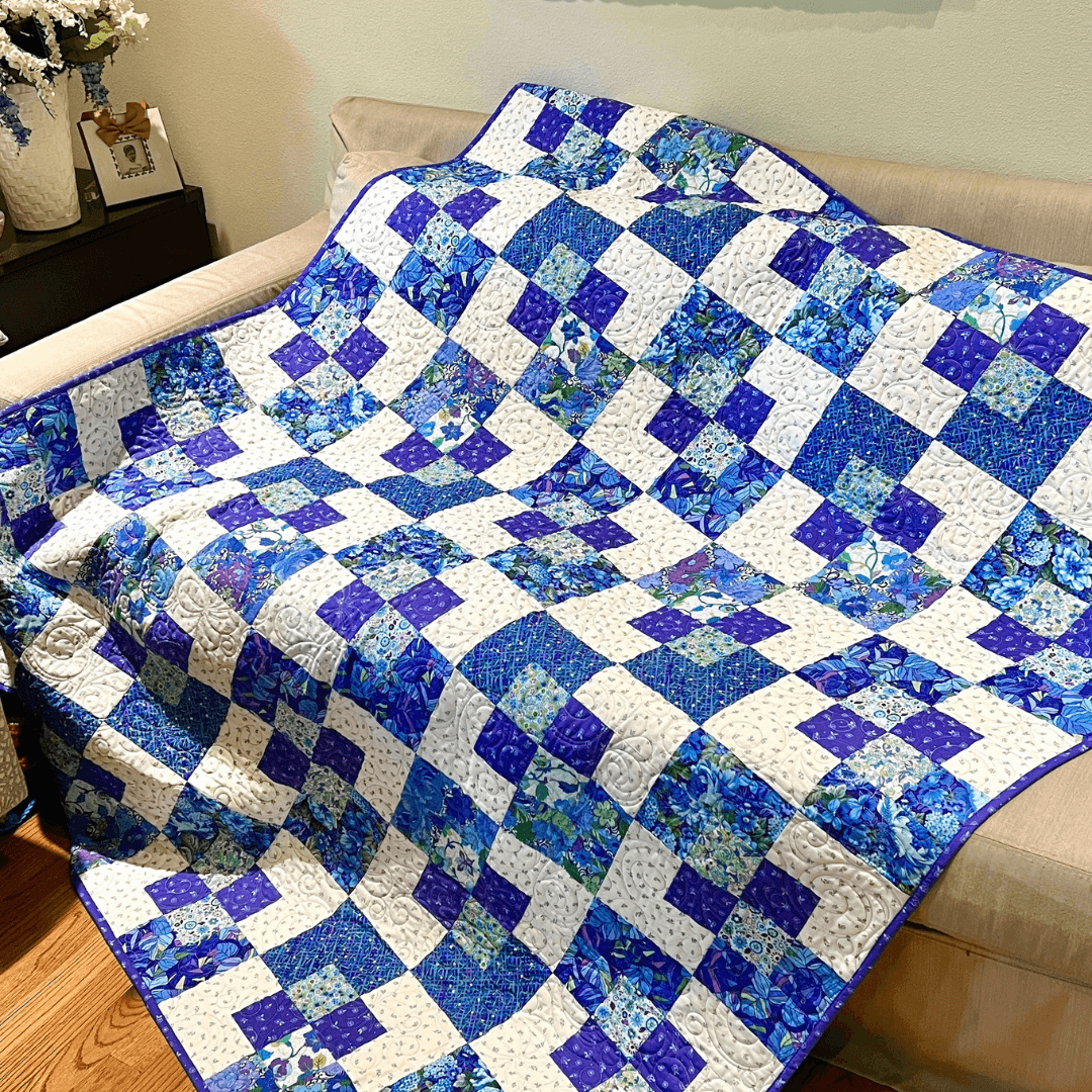 Side Step No Cutting Quilt Kit