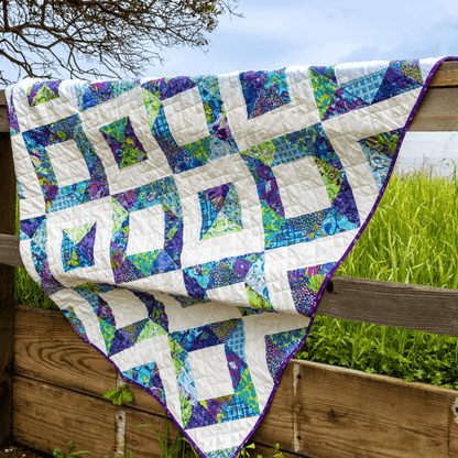 Sky Diamonds No Cutting Quilt Kit