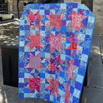 Lucky Stars No Cutting Quilt Kit