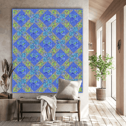 Radiance Bluebird No Cutting Quilt Kit