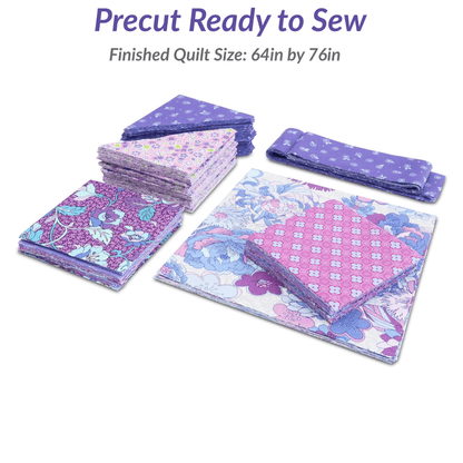 Radiance Heather No Cutting Quilt Kit