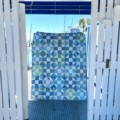 Sea Glass No Cutting Quilt Kit